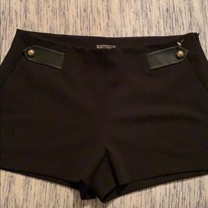 New Express Black Shorts